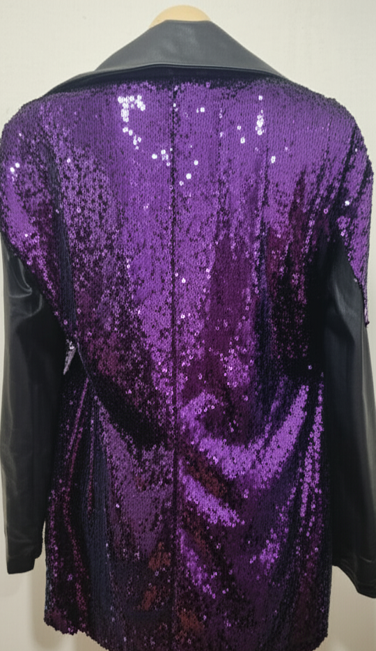 Saco Morado Combo (SACO, MÁSCARA Y GUANTES)