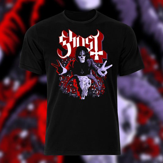 Playera Ghost KISS THE GO GOAT