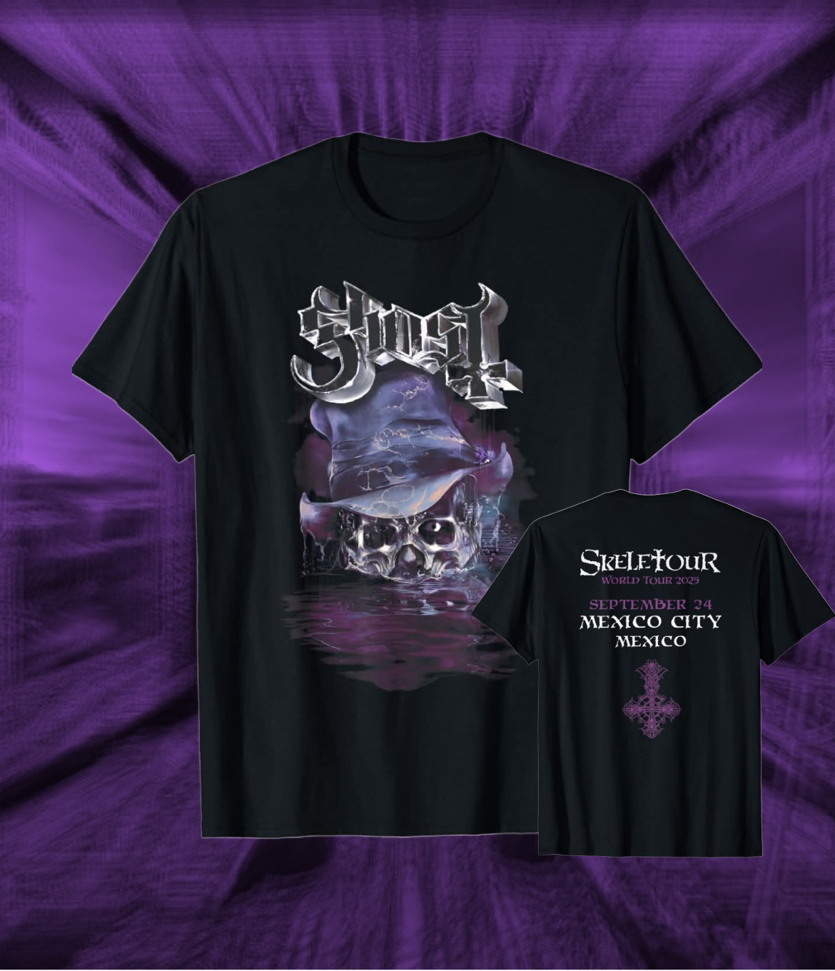 Playera Ghost Skeletour